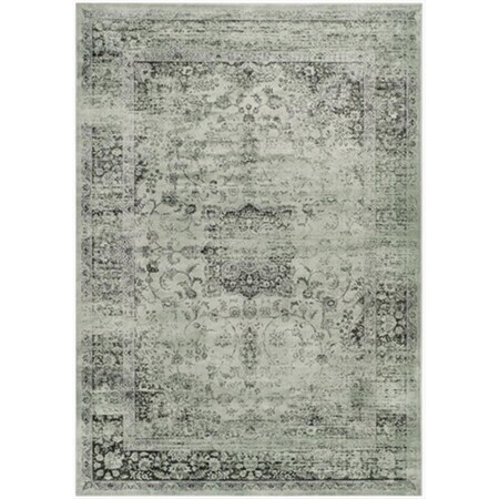 Safavieh 4 x 5 ft. 7 in. Rectangle Traditional Vintage Spruce and Ivory Accent Rug VTG113-2111-4